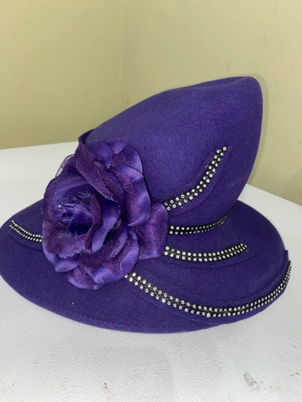 Pretty Purple Dress Hat / Church Hat by Swan - Picture 8 of 8